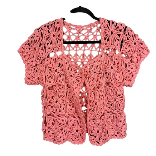 Cardigan quadrato nonna - , fatto