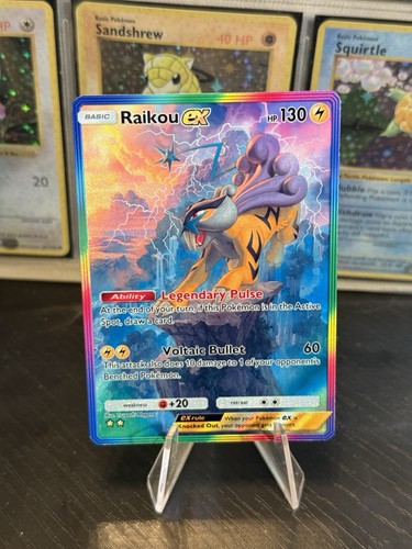 Raikou holo fan card - raikou,