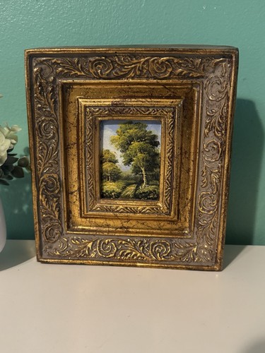 Mini dipinto olio vintage