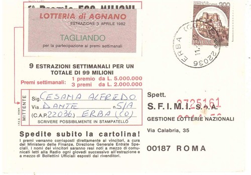 200 castelli cartolina - l.200,