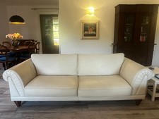 Divano tre posti in vera pelle