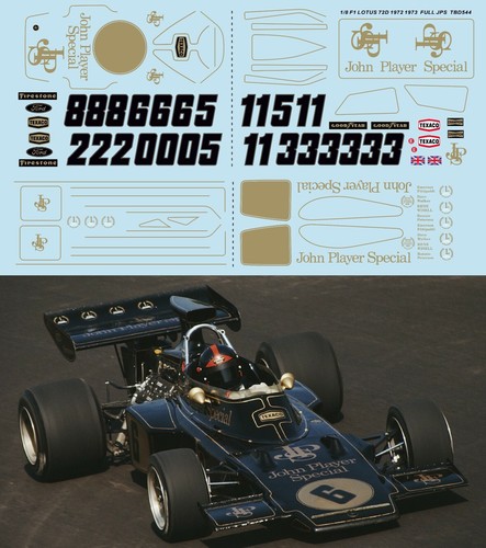 Decals per lotus - 1/8,