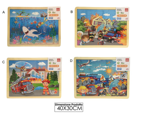 Puzzle legno per - in,
