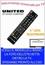 TELECOMANDO UNIVERSALE per TV