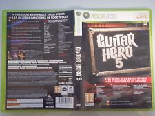XBOX 360 GUITAR HERO 5 (ONLY