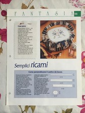 Schema punto croce Ricamo Semplici ricami cestino da lavoro cesto