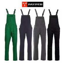 SALOPETTE DA LAVORO UOMO PAYPER TROLLEY 100% COTONE TUTA PETTORINA MECCANICO