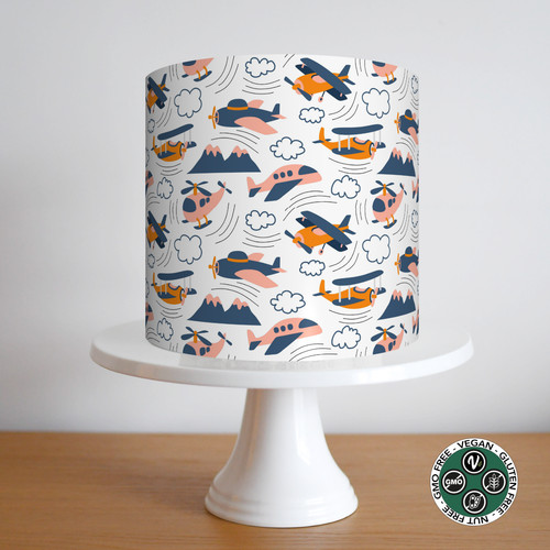 Cake topper viaggio aereo - topper,