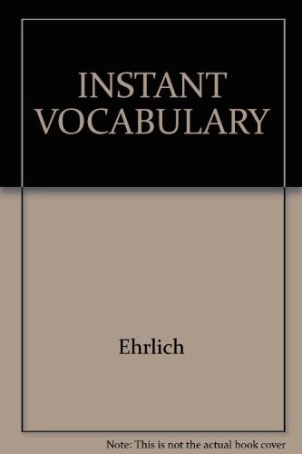 Instant vocabulary - instant,