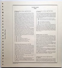 Vaticano 1983 - 1992 MNH fogli album Marini in condizioni eccellenti - 10 annate