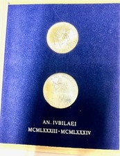 anno 1983-84 – 1000 + 500 lire argento Vaticano Giovanni Paolo II Anno Santo