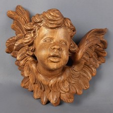 Scultura Testa Putto Alato