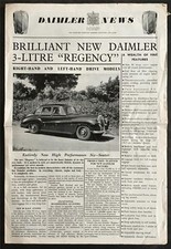 DAIMLER NEWS 1952 Pubblicità