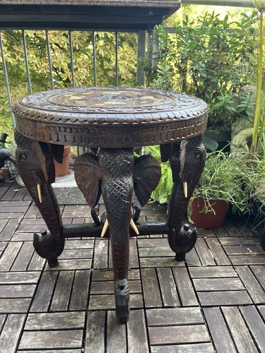 Tavolino elefante legno - tavolino,
