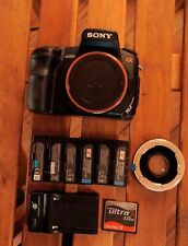 Sony Alpha 200 package with adapter for Nikon lenses