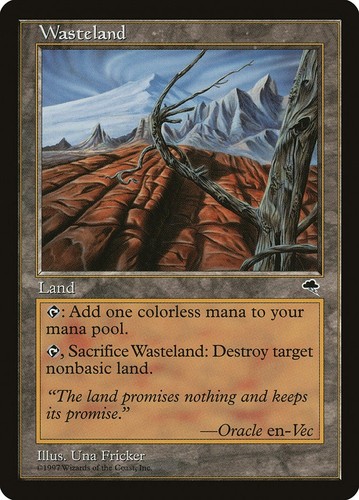 Mtg wasteland played - wasteland,