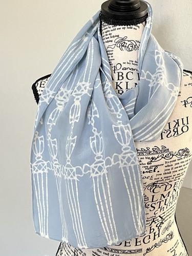 Sciarpa batik seta vintage