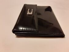 Coccinelle - Portafoglio da donna in pelle verniciata colore nero