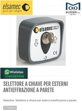 Selettore A Chiave Elsamec Selective Codice 77760000