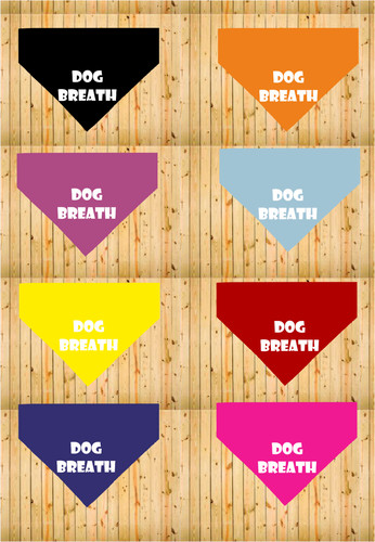 Bandana cravatta cane