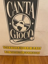 canta gioco karaoke completo di basi musicali su cd testi microfono e leggio