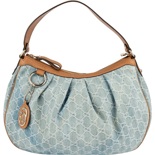 Borsa tracolla gucci denim - a,