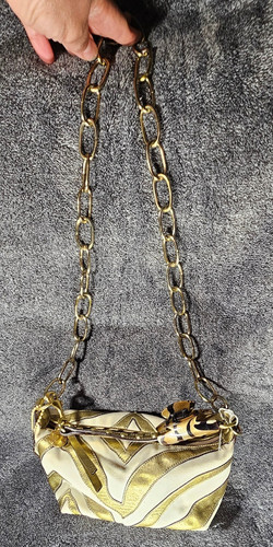 Borsa coach bronzo stampa - borsa, b4