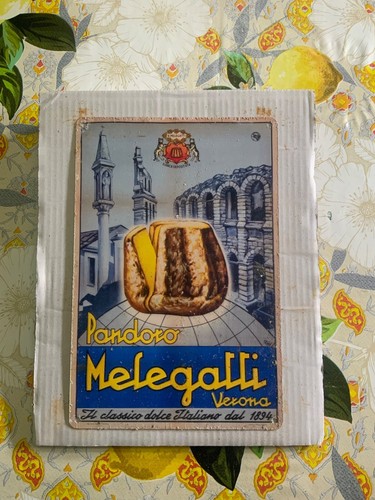 Insegna metallo pandoro - metallo,,