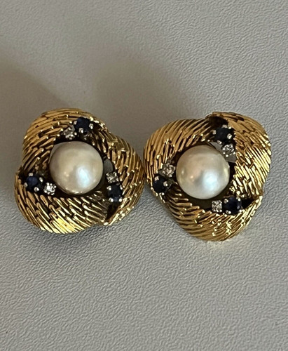 4168 orecchini clip - orecchini, oro