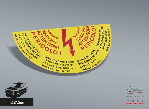 Adesivo accensione fiat - accensione,