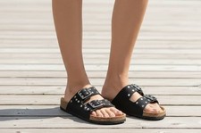 CIABATTE DONNA NERE SOLO