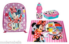 Set zainetto scuola - scuola, minnie