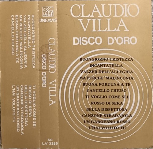 Claudio villa disco d - disco, d'oro