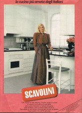 Pubblicità 1986 - RAFFAELLA CARRà e SCAVOLINI la cucina più amata dagli italiani