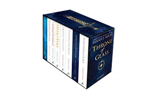 Throne glass paperback box - paperback,