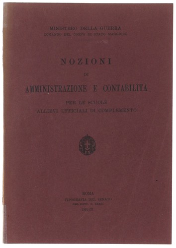 Nozioni amministrazione e - nozioni, di