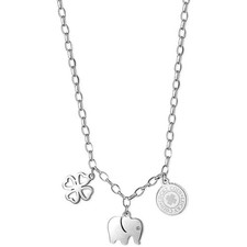 Collana S'AGAPO' HAPPY Acciaio
