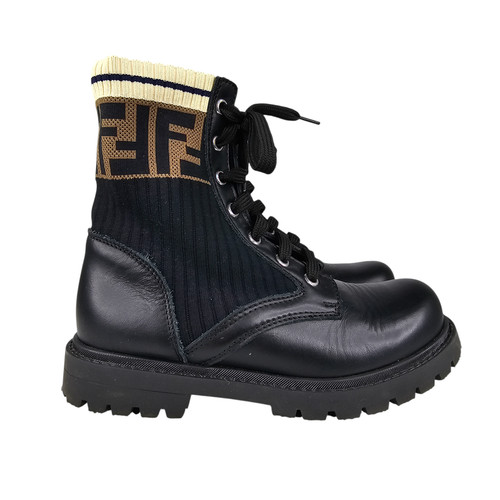 Stivaletti fendi bambina neri - stivaletti,