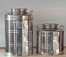 Contenitore inox 18/10 lt.50