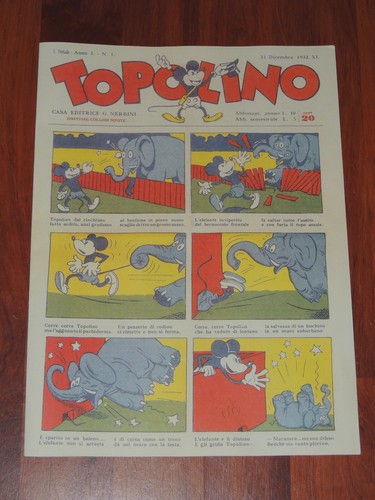 Topolino nerbini - topolino, n.1