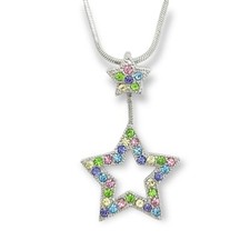 Two Stars Pendant Made With