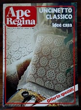 GUIDA APE REGINA UNCINETTO CLASSICO IDEE CASA ANNO 1976 @ SPLENDIDO @