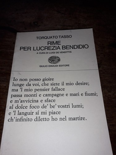 Torquato tasso rime per - torquato,