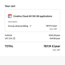 Adobe Creative Cloud 1 Year Of