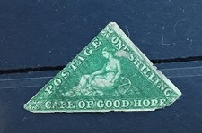 CAPO DI BUONA SPERANZA (cape of good Hope) 1855/1864 Francobollo 1 Shilling 