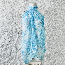 PASHMINA TURQUOISE FRINGE