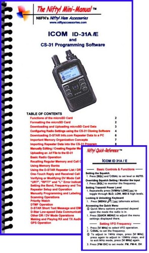 Nifty mini icom - nifty, id-31a/e