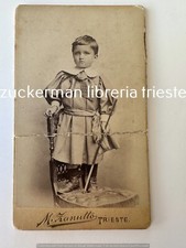 foto carte de visite ZANUTTO TRIESTE ABITO CARNEVALE? bambino