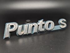 FIAT PUNTO S LOGO SIGLA EMBLEMA FREGIO STEMMA SCRITTA TARGHETTA BADGE TARGA NOME