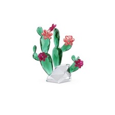 Pianta Cactus In Cristallo Swarovski, Fiore Rosa Del Deserto (cod. 5426805)